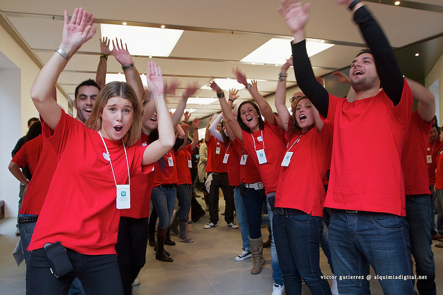 Inauguración Apple store calle Colón Valencia #8