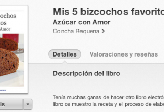 Libro interactivo: Mis 5 bizcochos favoritos
