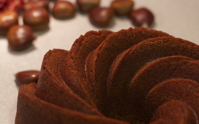 Bundt de crema de castañas