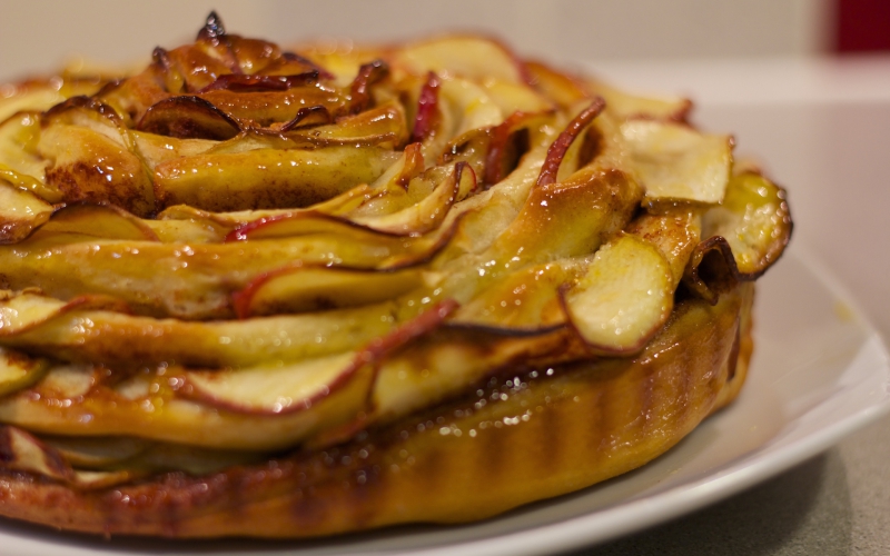 Rollo de Canela con Manzana