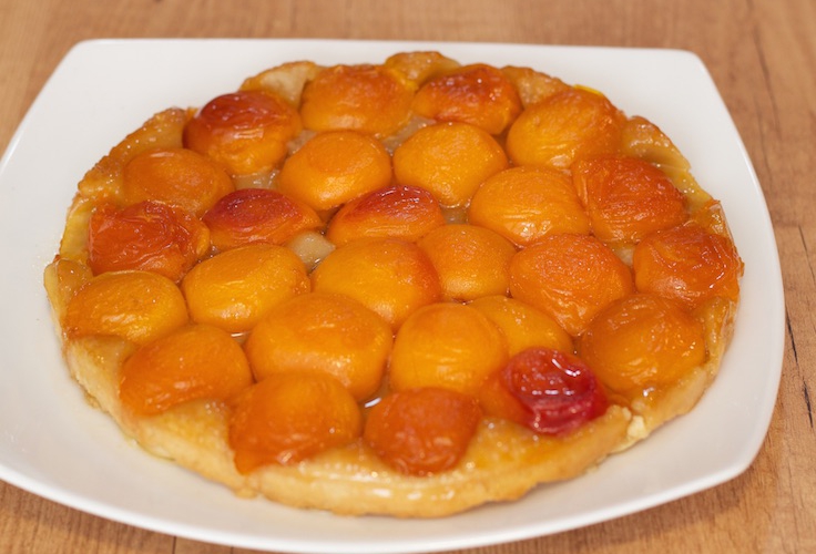 Tarta Tatín de Albaricoques