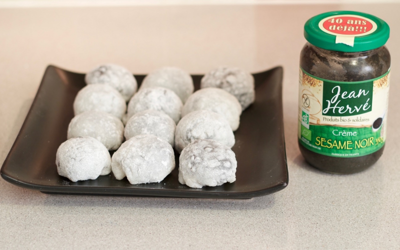 Mochis de Sésamo Negro